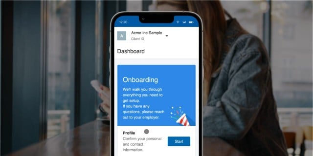 paychex flex hiring and onboarding experience on mobile