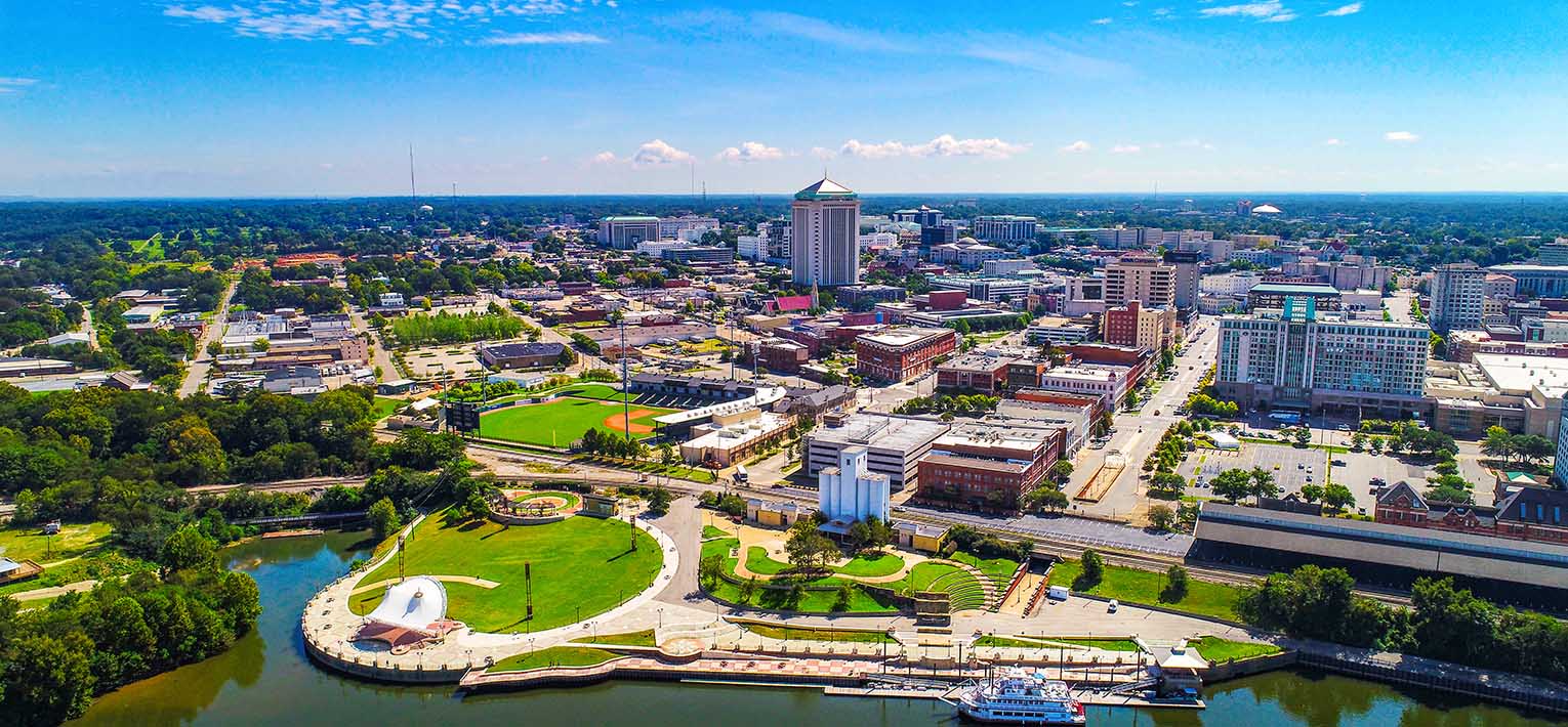 Landscape of Montgomery, Alabama