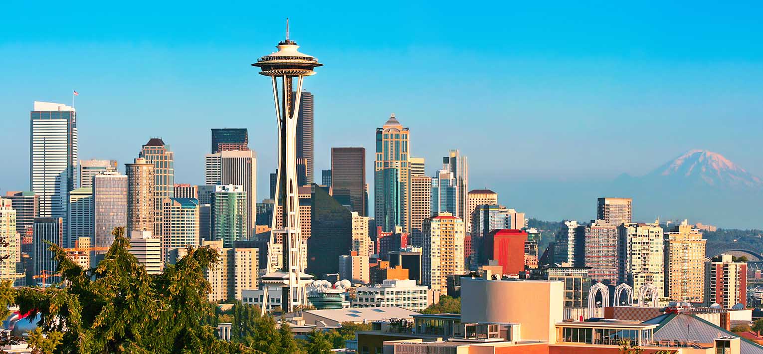 Landscape of Seattle, Washington