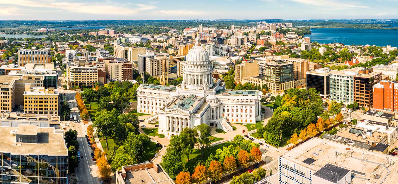Landscape of Wisconsin capital
