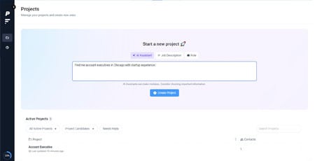Screenshot of Paychex Recruiting Copilot