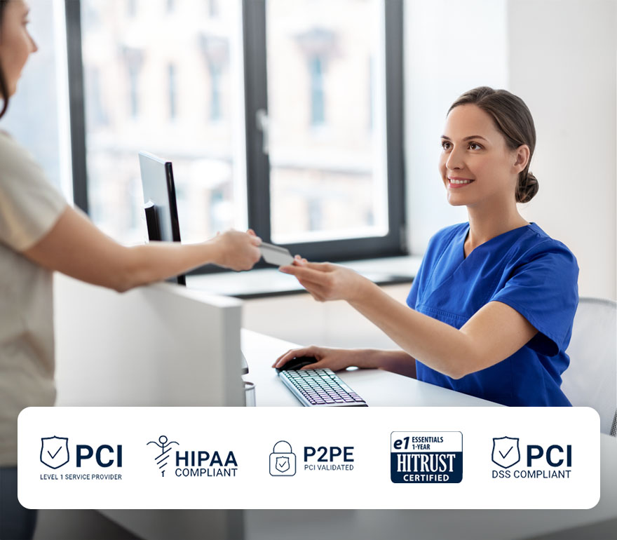 Collecting payments on a compliant system